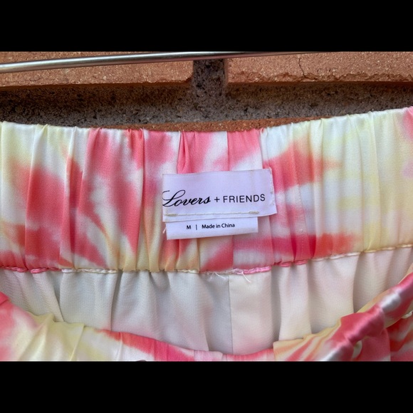 Lovers + Friends Silky Tie Dye Joggers Size Medium - Picture 8 of 11